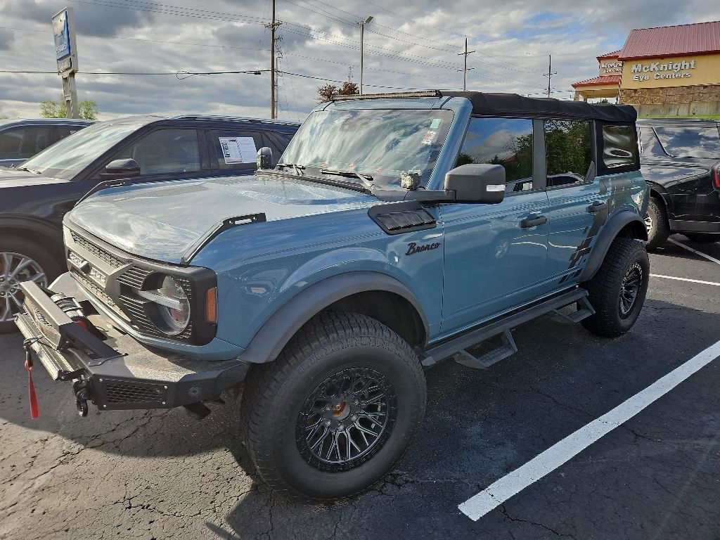 Used 2021 Ford Bronco 4-Door Badlands with VIN 1FMEE5DP1MLA91436 for sale in Kansas City