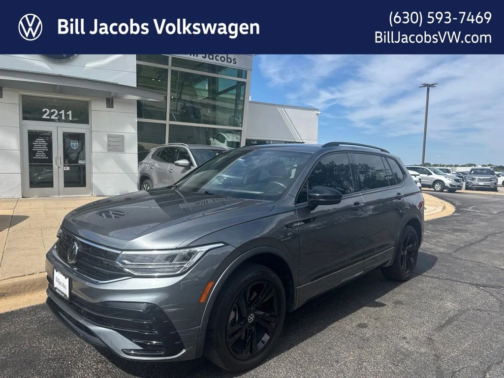 Used 2024 Platinum Gray Metallic Volkswagen 2.0T SE R-Line Black image 1
