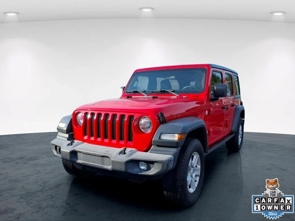 Used 2018 Red Jeep Unlimited Sport S image 4