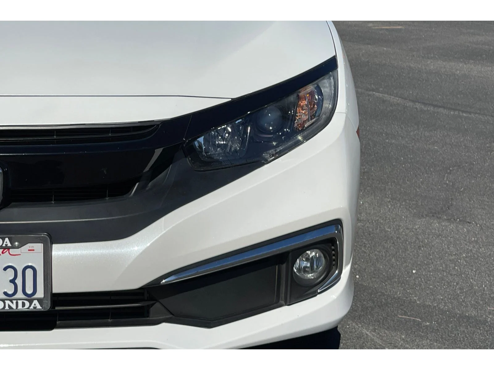 Used 2021 Platinum White Pearl Honda EX image 48