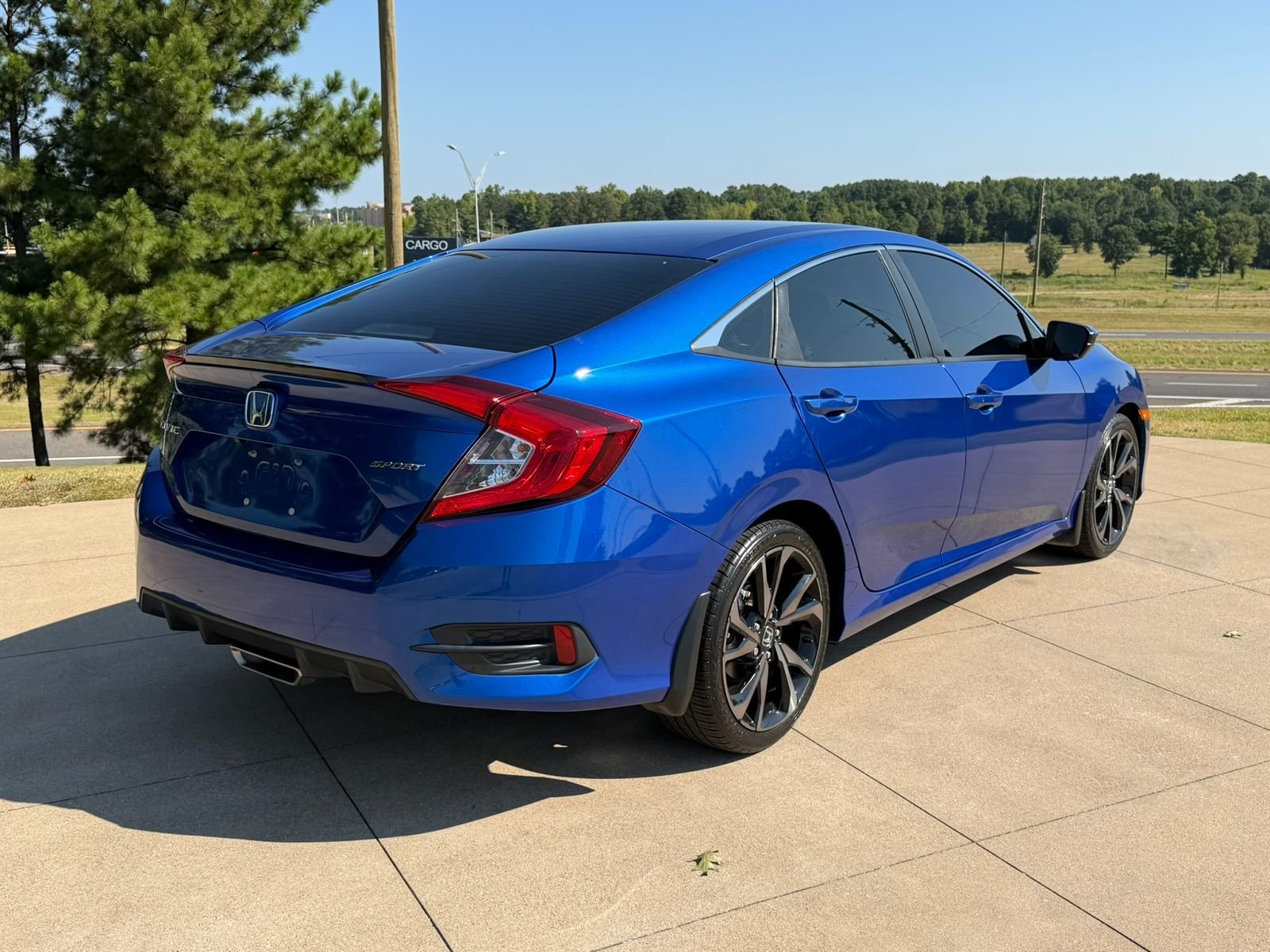 Certified Used 2021 Aegean Blue Metallic Honda Sport image 6