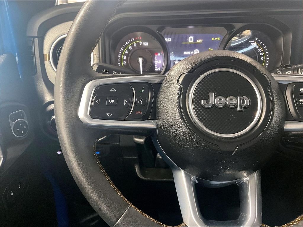 Used 2024 Blue Jeep Sahara 4xe image 22