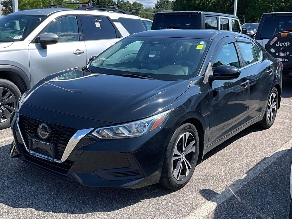 Used 2021 Black Nissan SV image 3
