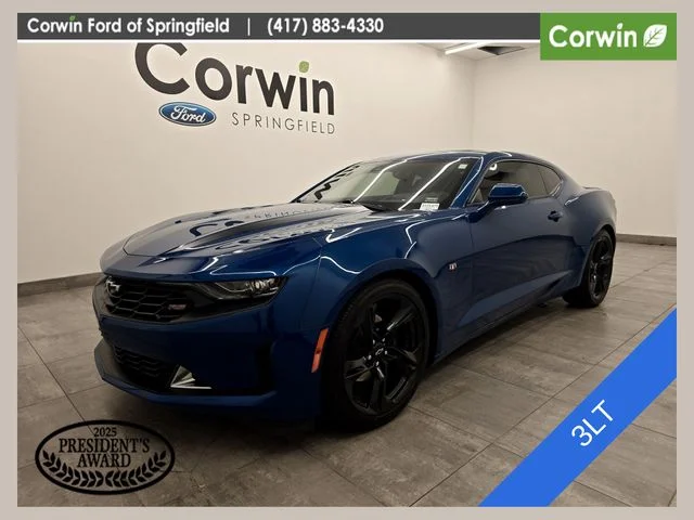 Used 2021 Riverside Blue Metallic Chevrolet 3LT image 1