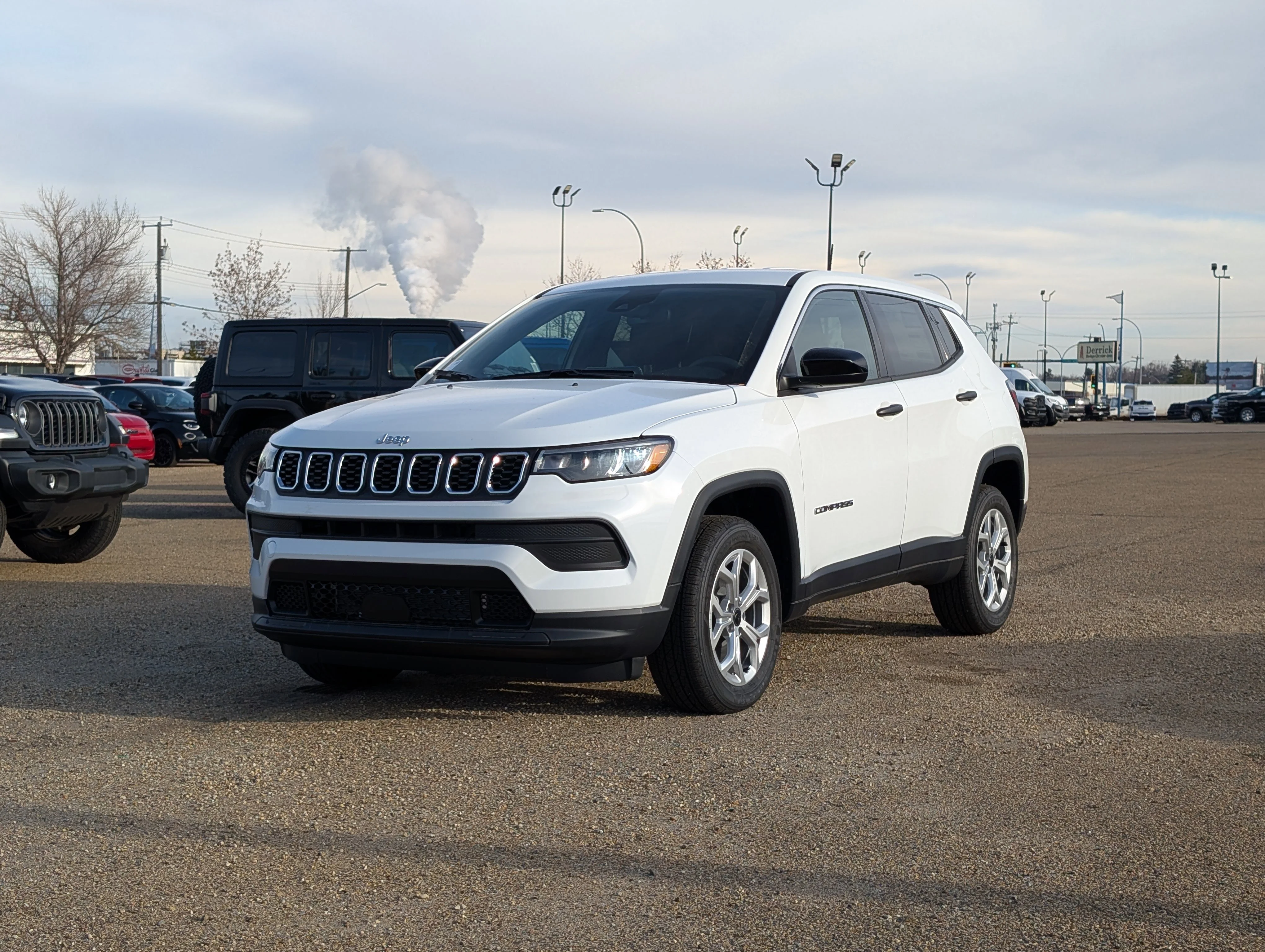 New 2026 Bright White Jeep Sport image 2