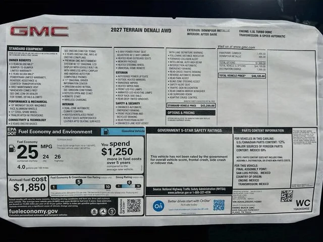2027 GMC Terrain Denali - Photo 21