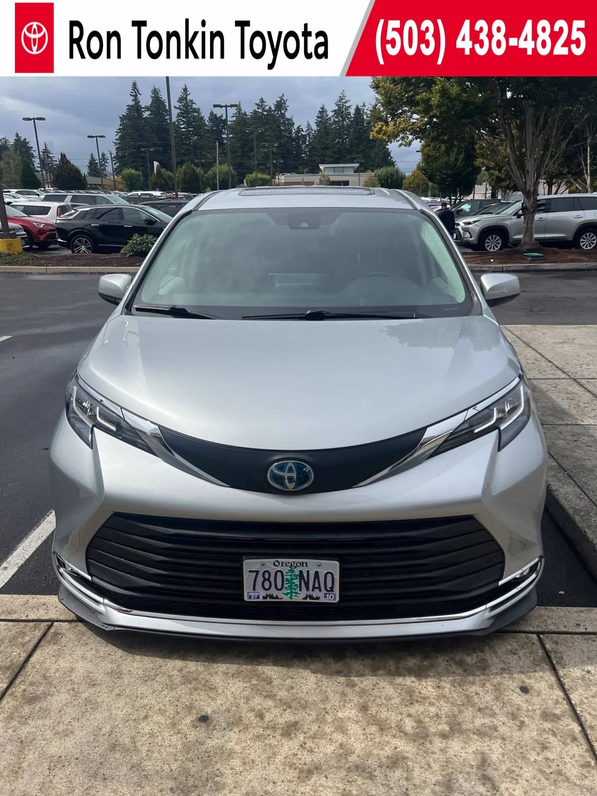 Used 2021 Celestial Silver Metallic Toyota XLE image 1