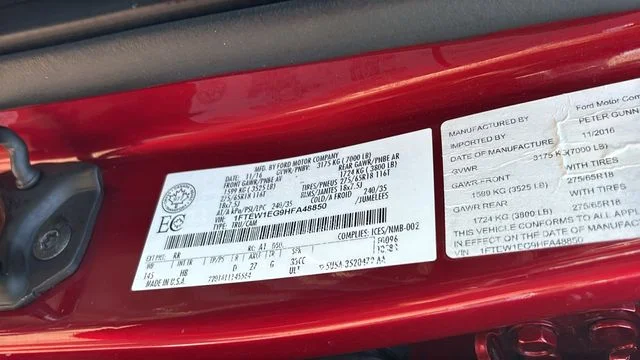 Used 2017 Red Ford Lariat image 36