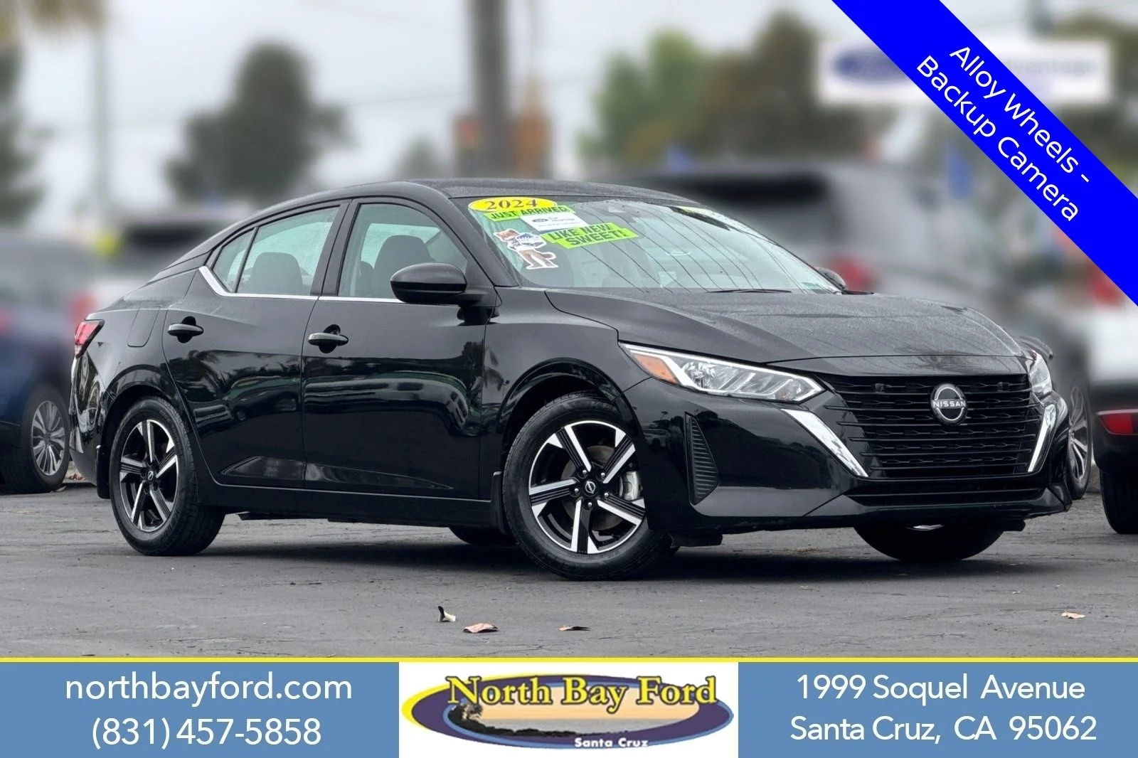 Certified Used 2024 Black Nissan SV image 1