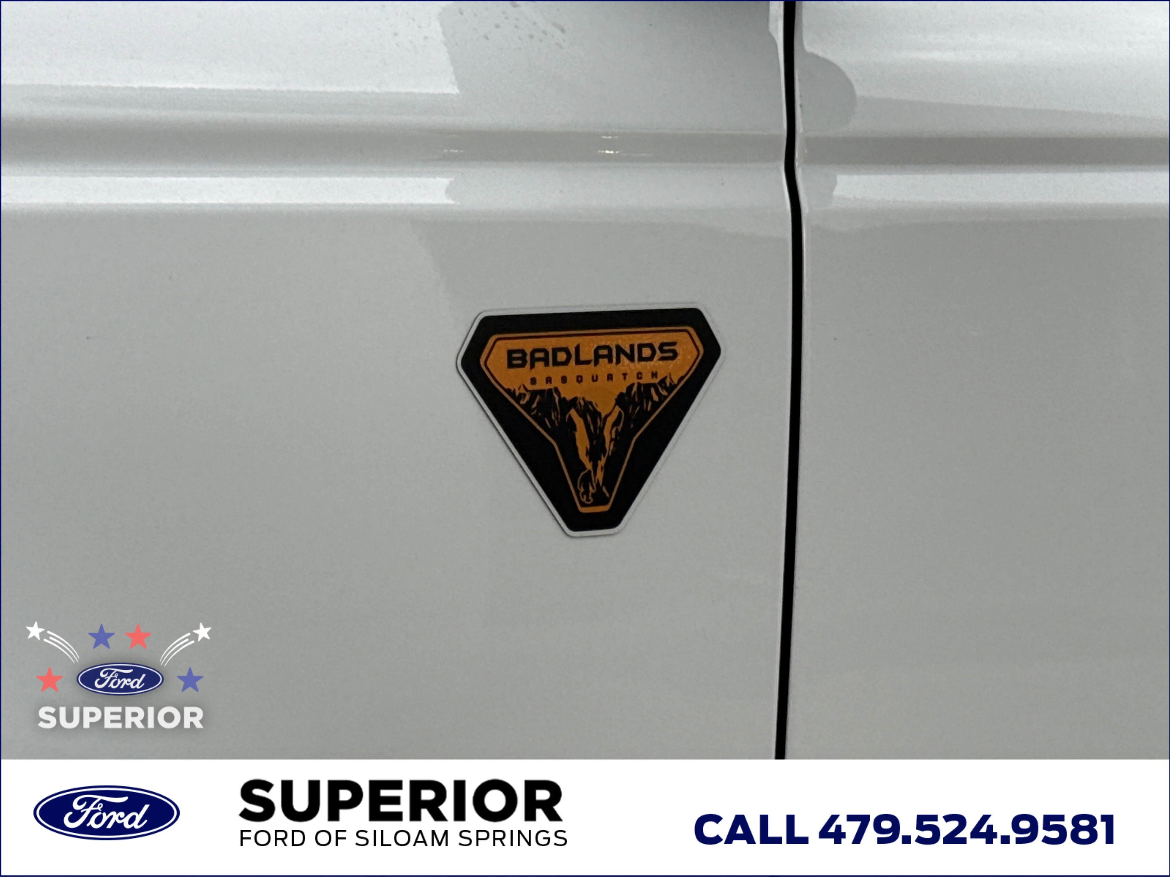 New 2026 Oxford White Ford Badlands image 13