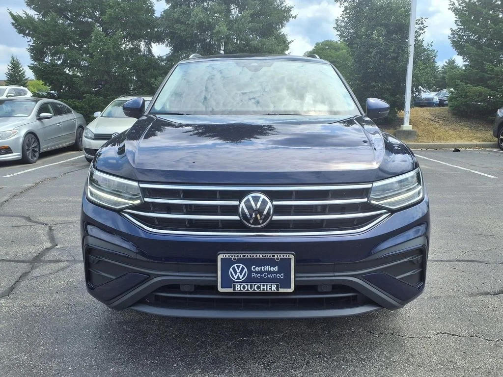 Certified Used 2023 Atlantic Blue Metallic Volkswagen 2.0T SE image 2