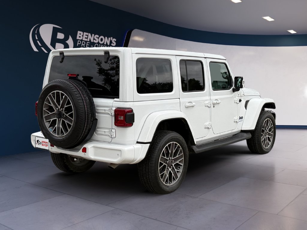 Used 2023 White Jeep Sahara 4xe image 5
