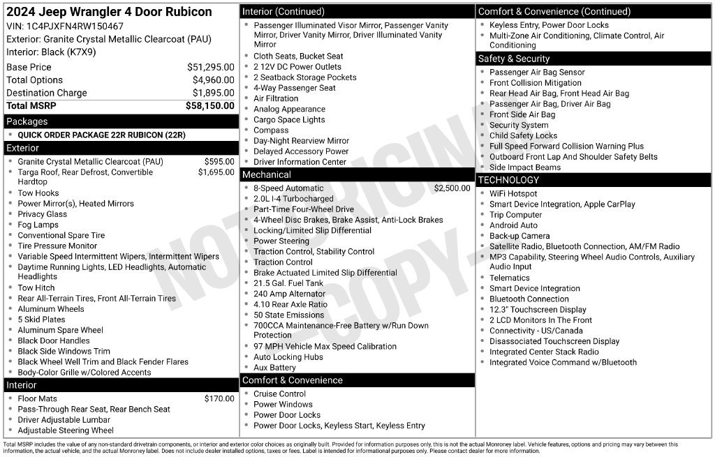 Used 2024 Gray Jeep Rubicon image 27