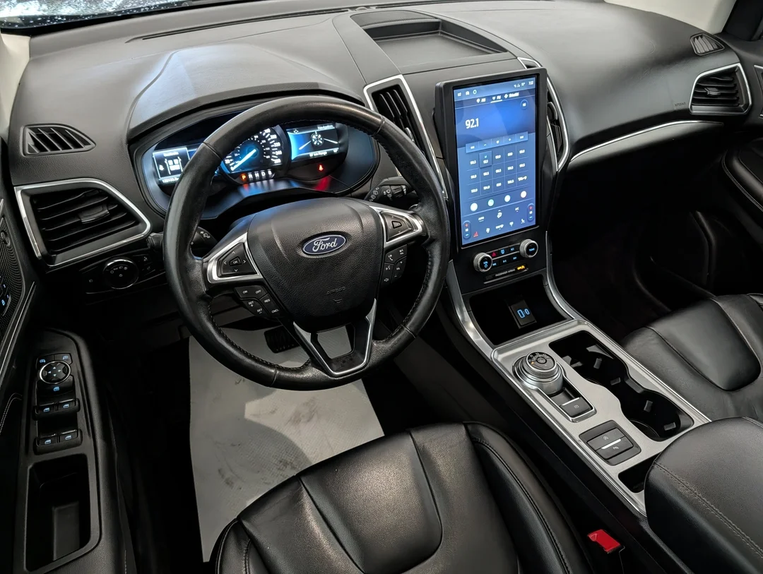 Used 2022 Grey Ford Titanium - AWD - Leather Seats - Parking Sensors - Blind Spot Monitor & More! image 25