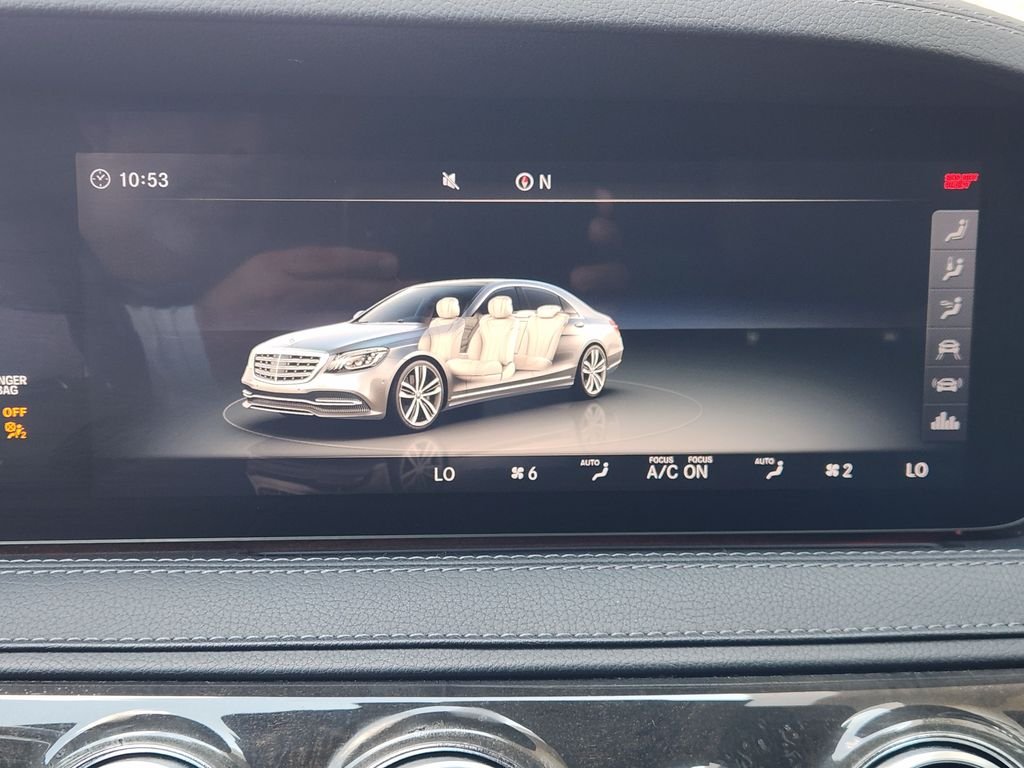 Used 2018 designo Diamond White Mercedes-Benz S 450 image 15