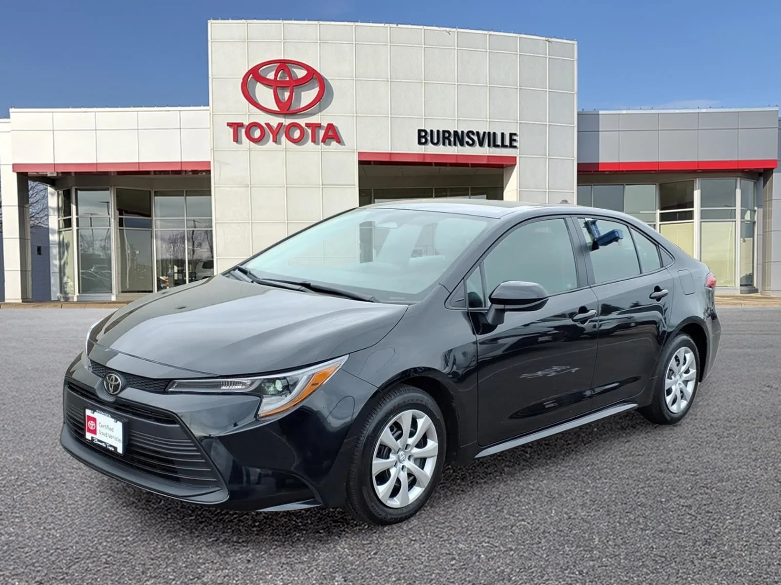 Certified Used 2025 Black Toyota LE image 8