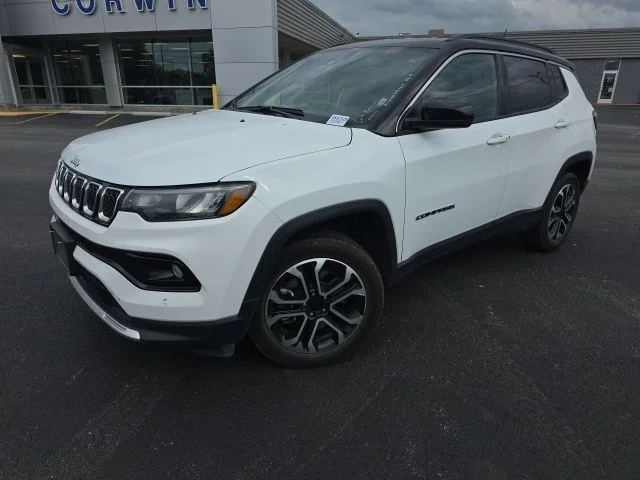 Used 2024 Bright White Clearcoat Jeep Limited image 1