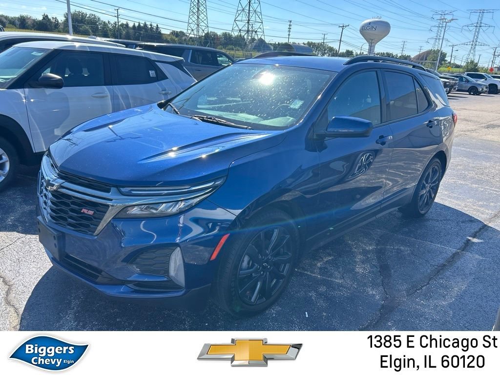 Used 2022 BLUE GLOW METALLIC Chevrolet RS image 1