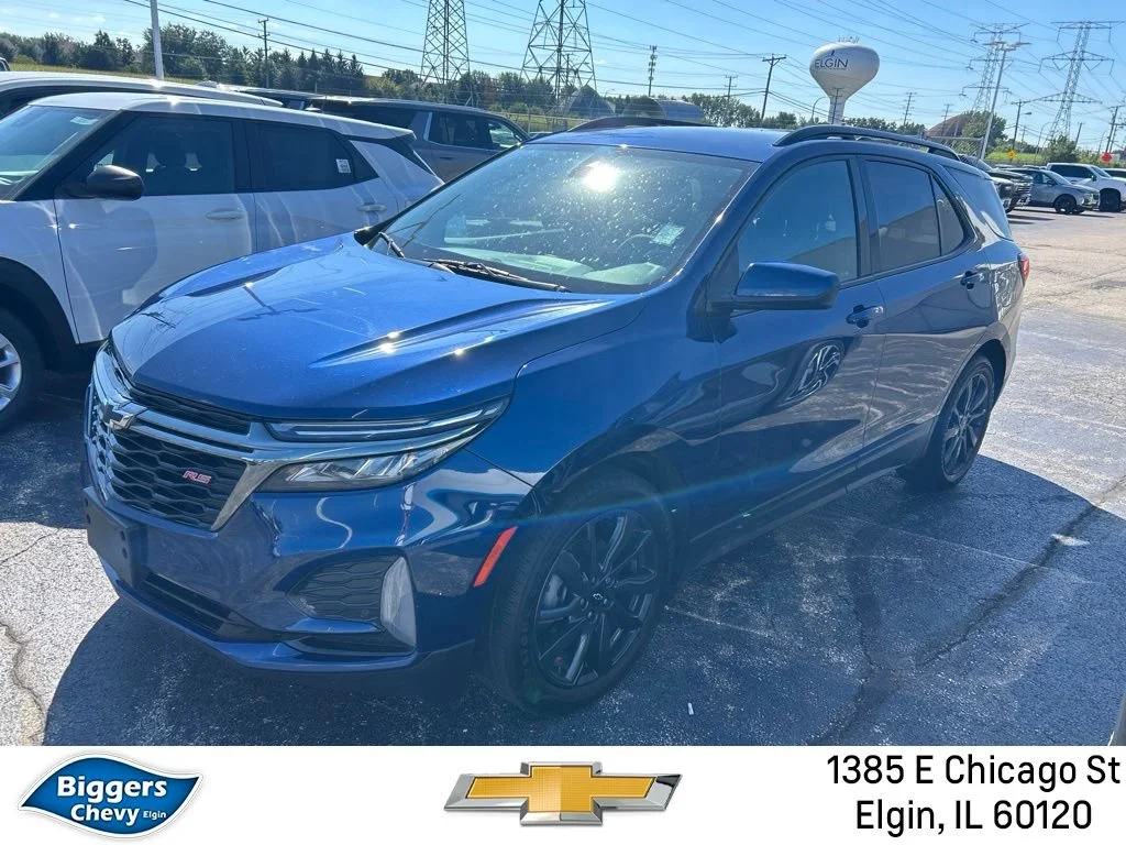 Used 2022 BLUE GLOW METALLIC Chevrolet RS image 1