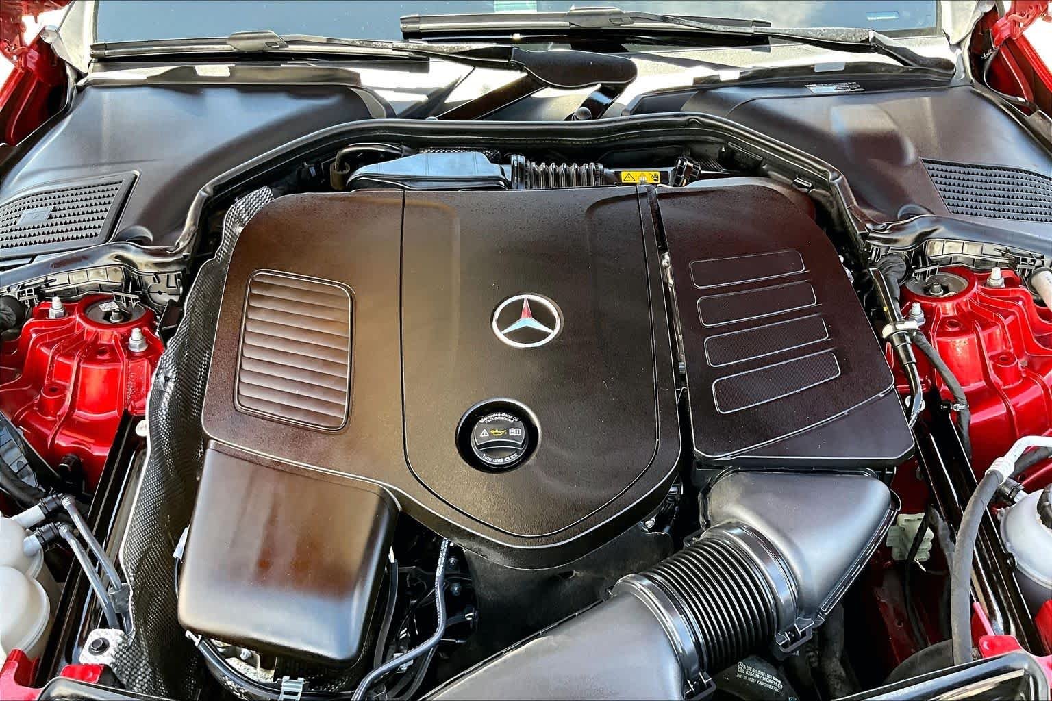 Used 2022 MANUFAKTUR Cardinal Red Metallic Mercedes-Benz C 300 image 31