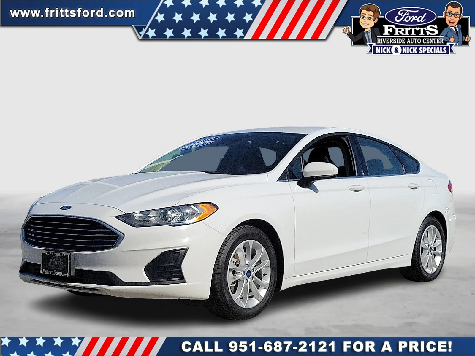 Certified Used 2019 Oxford White Ford SE image 1