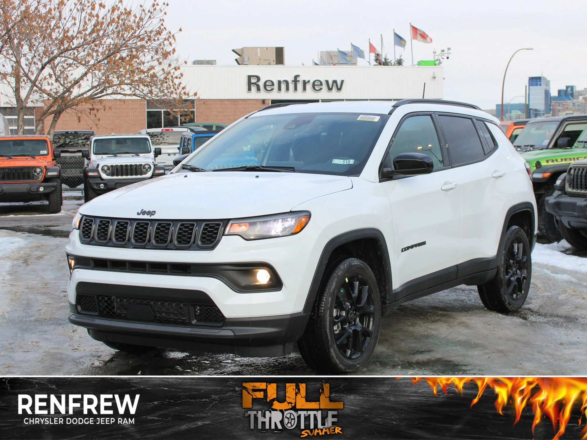 New 2026 White Jeep North* image 1
