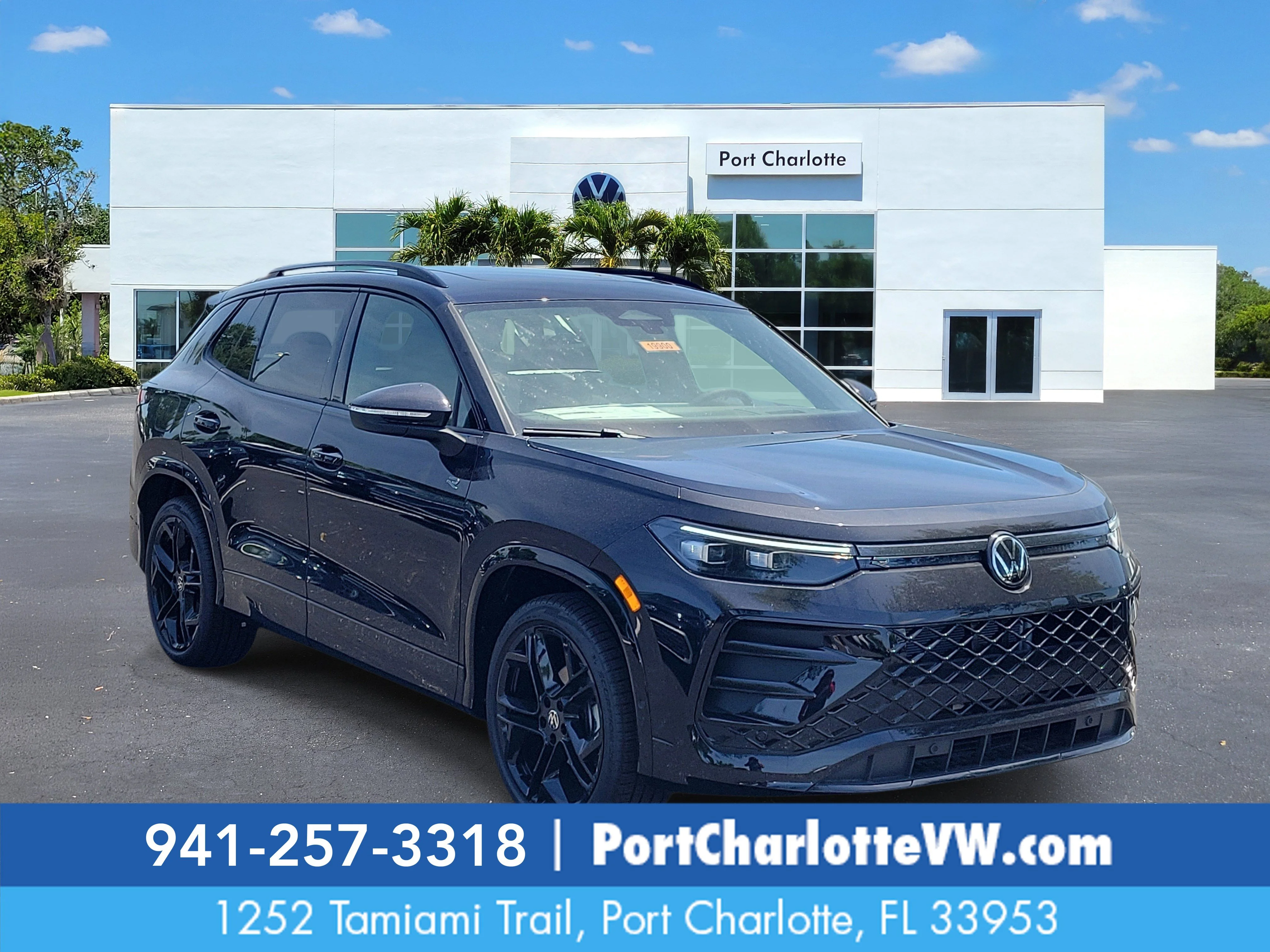 New 2026 Black Volkswagen 2.0T SE R-Line Black image 1