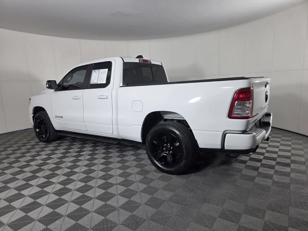 Used 2021 Bright White Clearcoat Ram Big Horn image 8