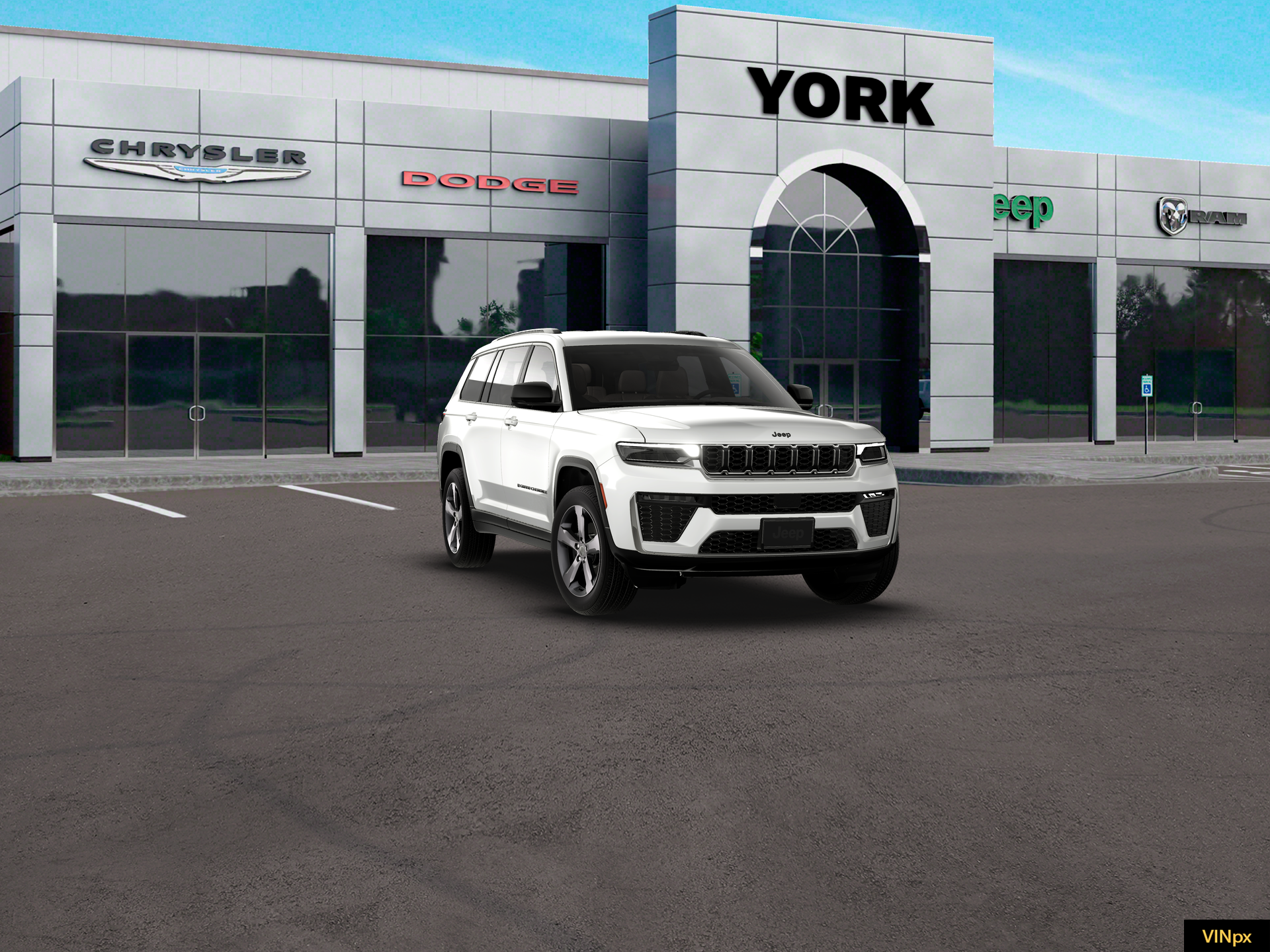 New 2026 Bright White Clear-Coat Exterior Paint Jeep Limited image 16