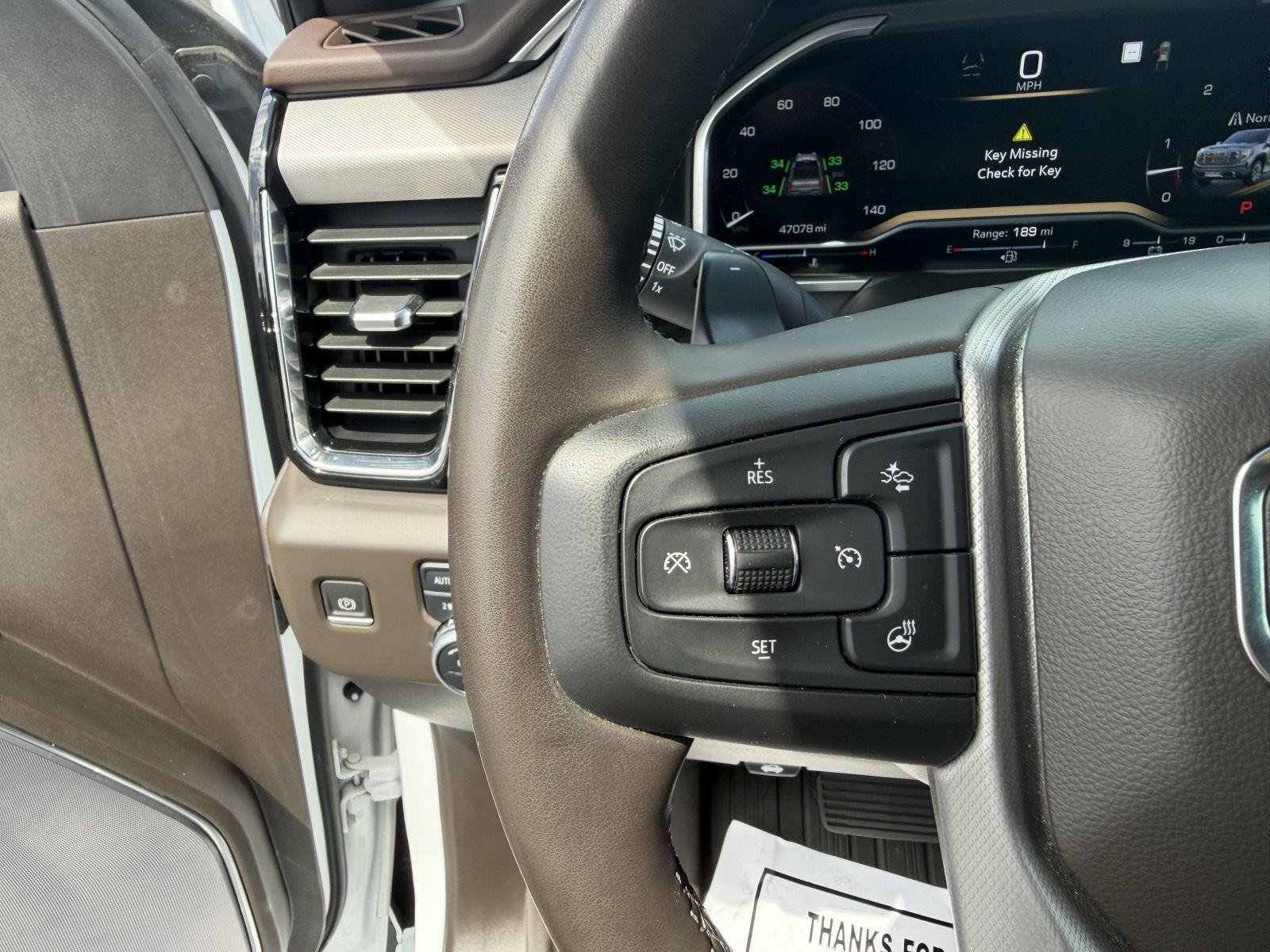 Used 2023 White Frost Tricoat GMC Denali image 28