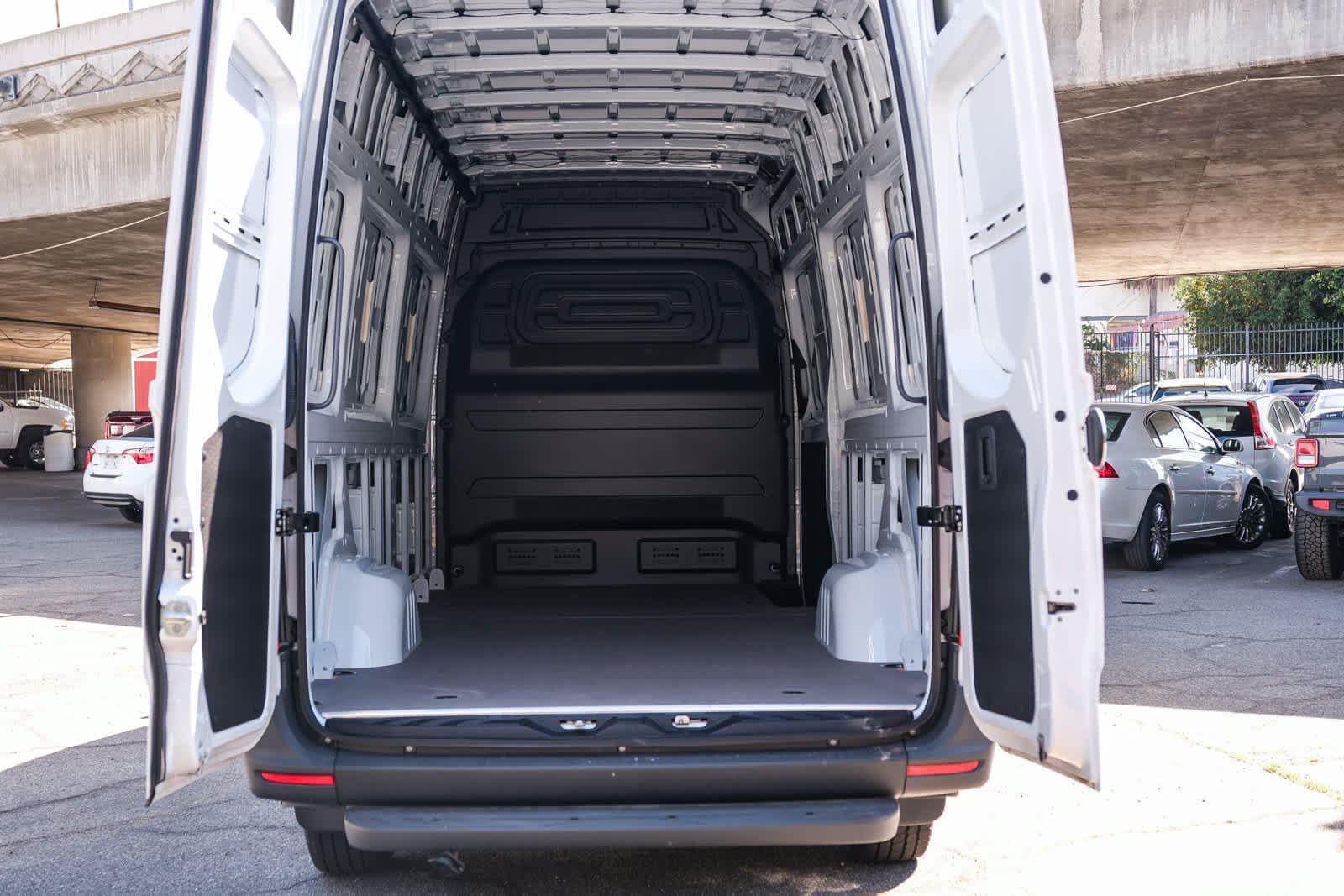 New 2025 Arctic White Mercedes-Benz Cargo 170 WB High Roof RWD Electric Motor image 26
