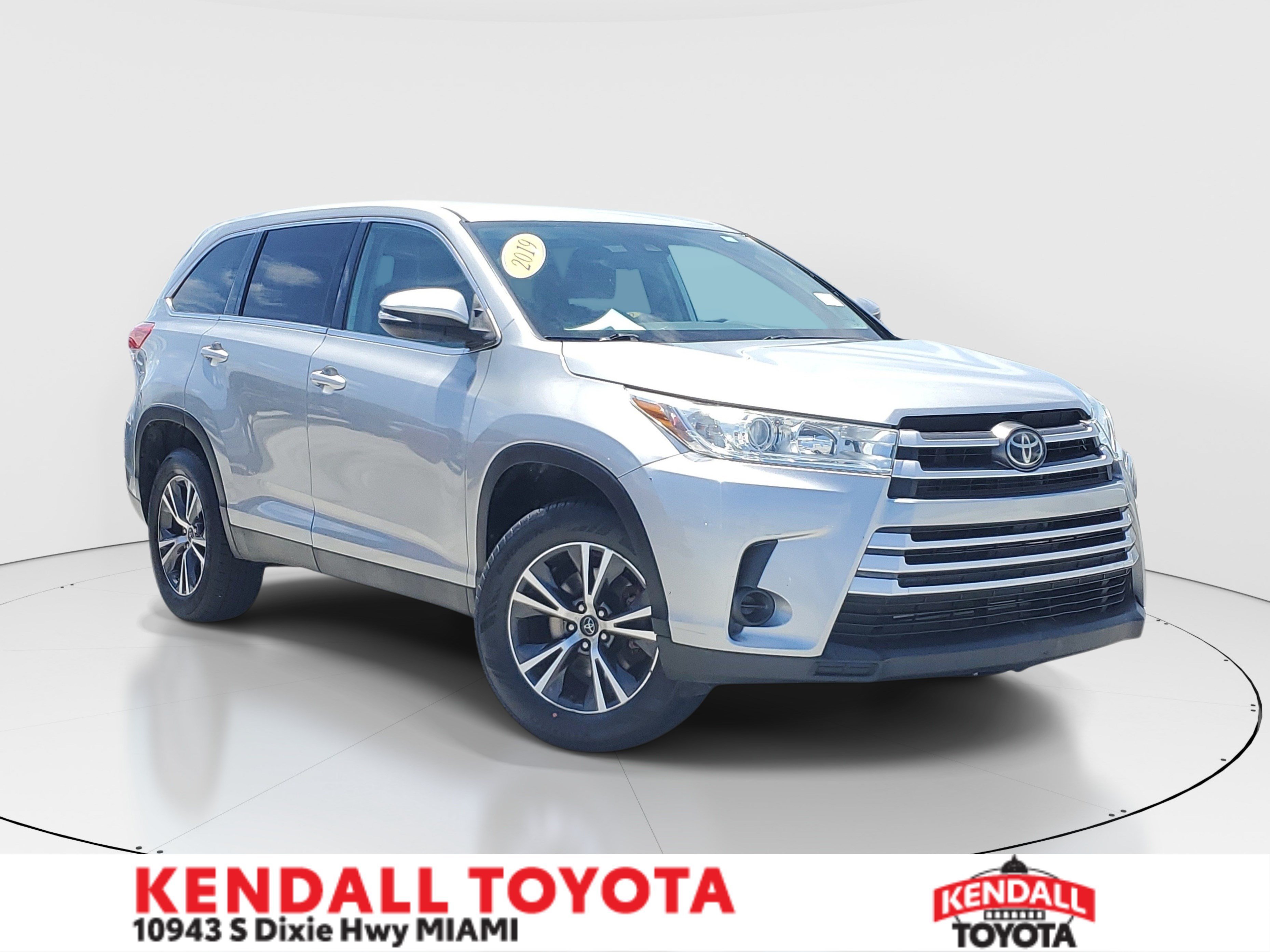 Used 2019 Celestial Silver Metallic Toyota LE image 1