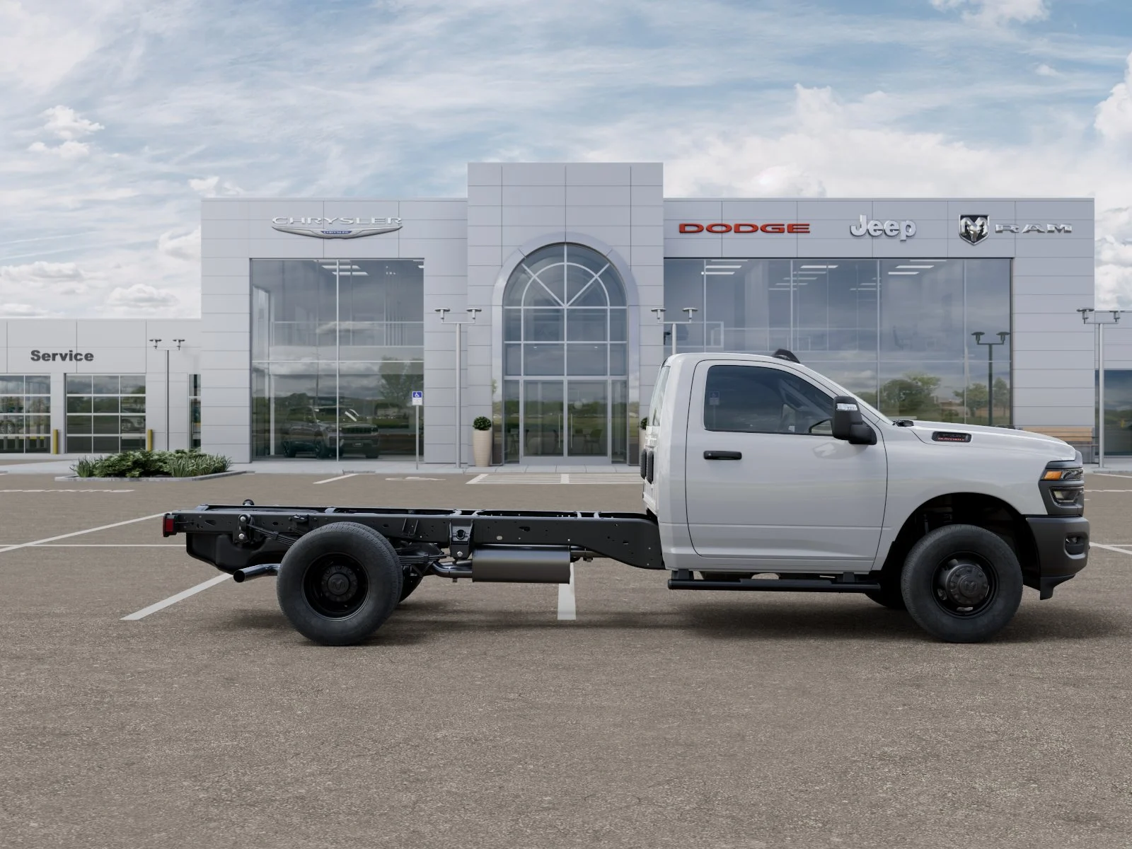 New 2026 Bright White Clear-Coat Exterior Paint RAM Tradesman image 45