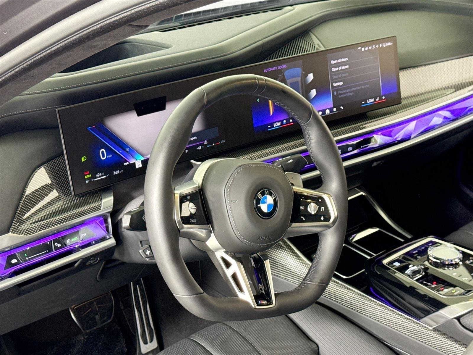 Used 2025 Frozen Deep Grey BMW 760i xDrive | Rear TV | Frozen Paint | B&W Sound System image 16