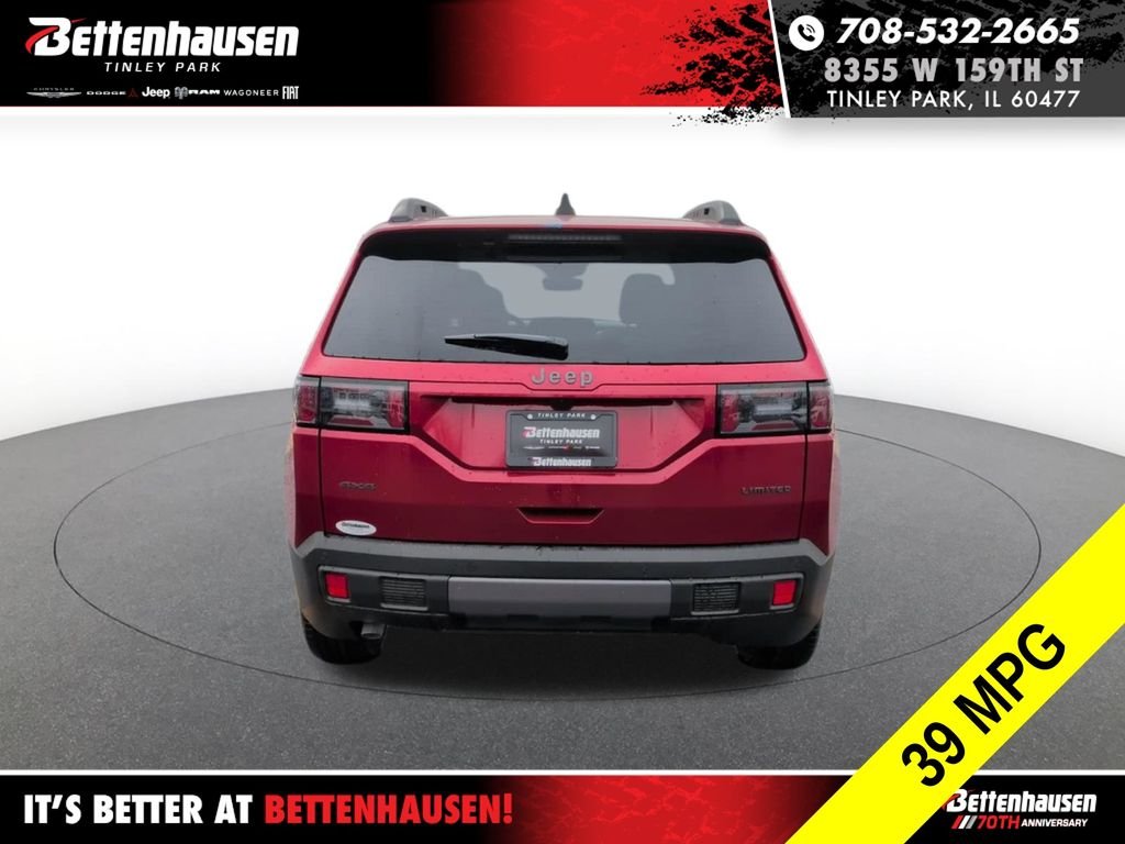 New 2026 Red Hot Pearl-Coat Exterior Paint Jeep Limited image 6