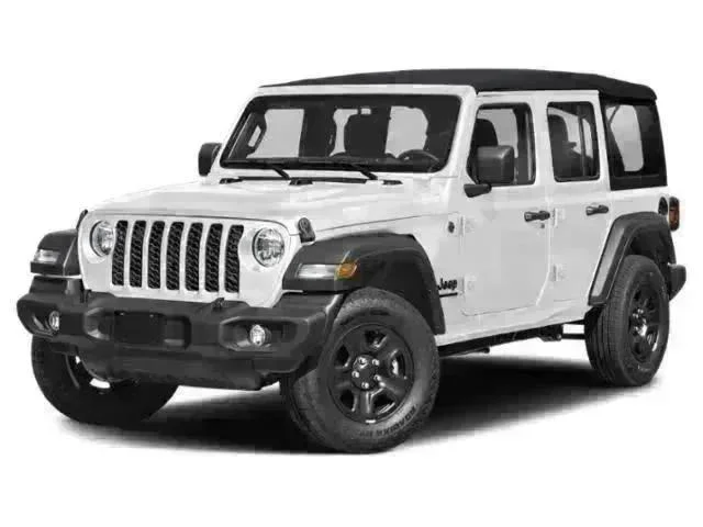 New 2026 Bright White Clear-Coat Exterior Paint Jeep Sahara image 1