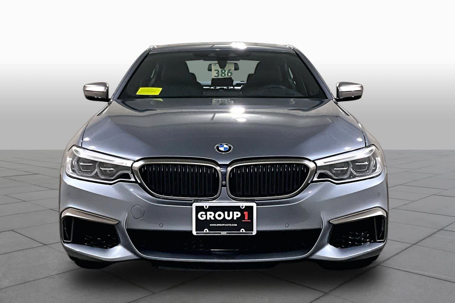 Used 2018 Bluestone Metallic BMW M550i xDrive image 3