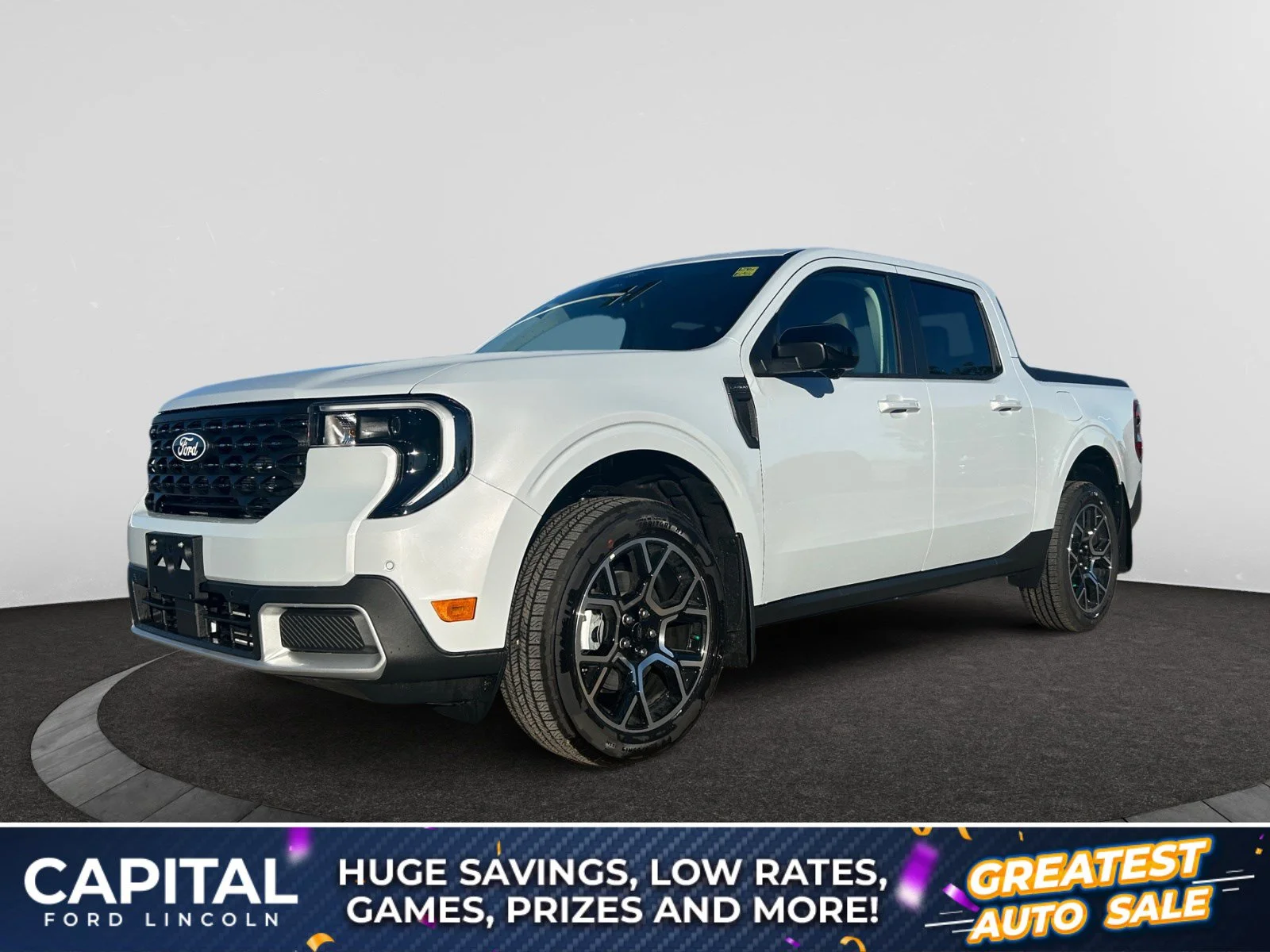 New 2026 Space White Metallic Ford LARIAT image 1