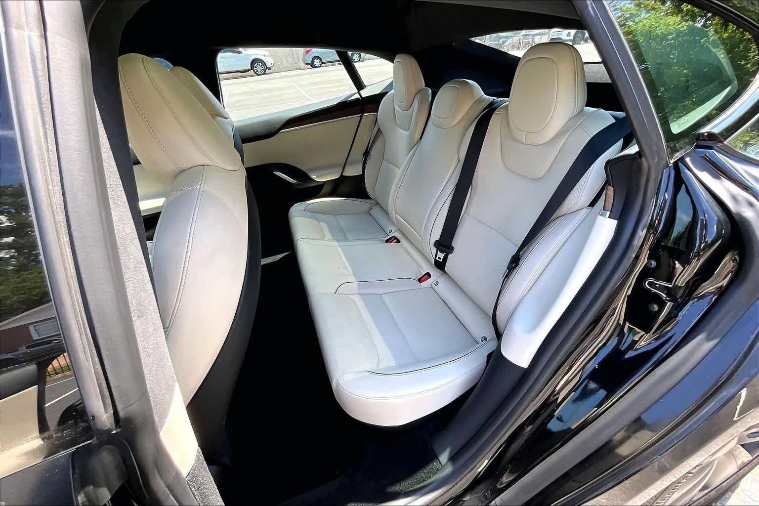 Used 2021 Solid Black Tesla Plaid image 20