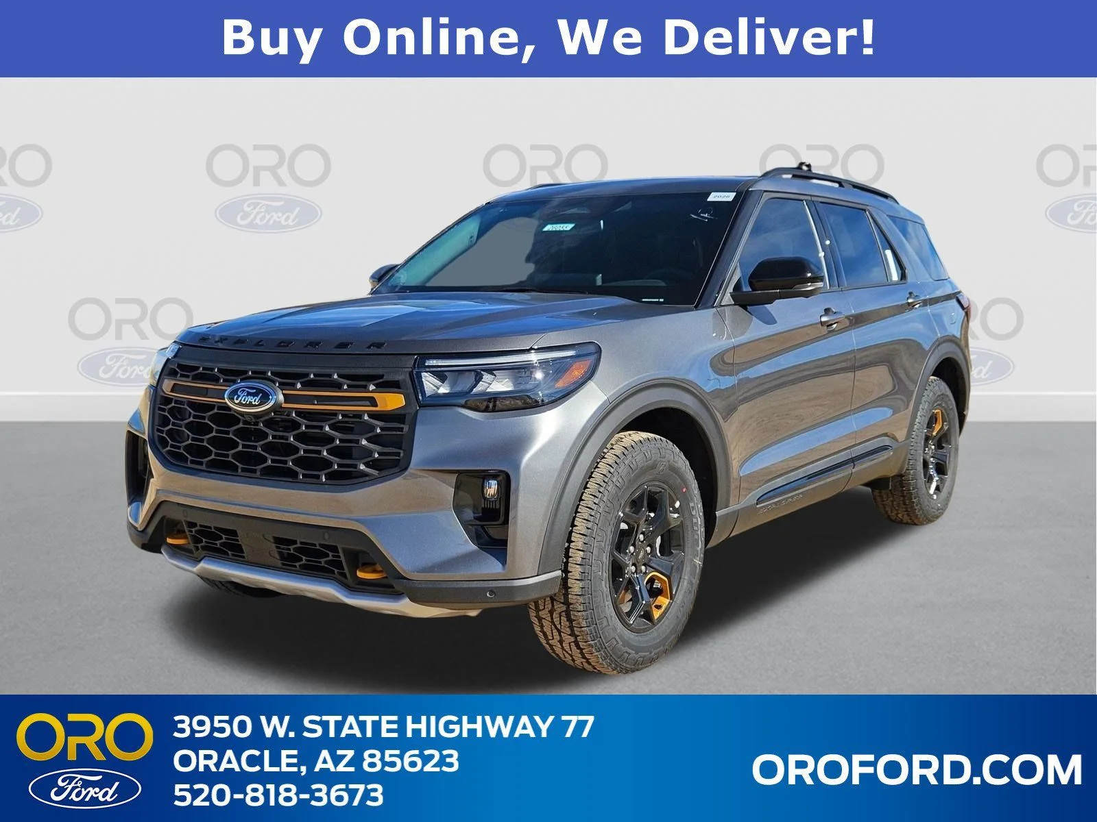 New 2026 Carbonized Gray Metallic Ford Tremor® image 1