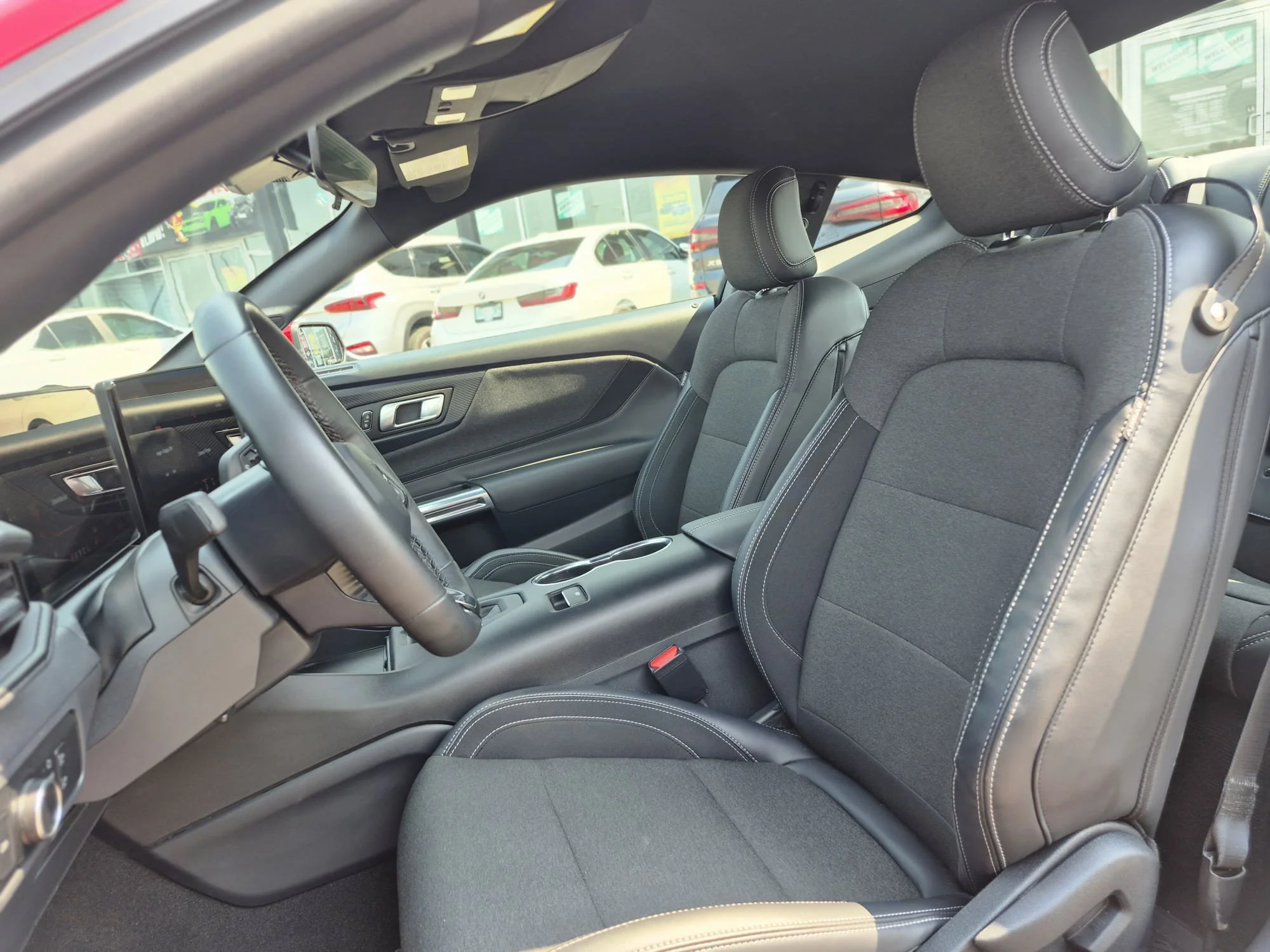 Certified Used 2024 Rapid Red Metallic Tinted Clearcoat Ford EcoBoost Fastback*315HP!! | Rapid Red Metallic | Htd Seats | Lane Keep Assist | Blind Spot Detection image 7