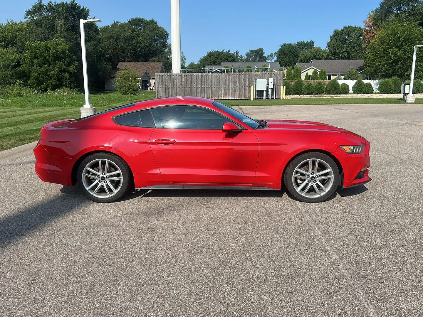 Used 2015 Race Red Ford EcoBoost image 2