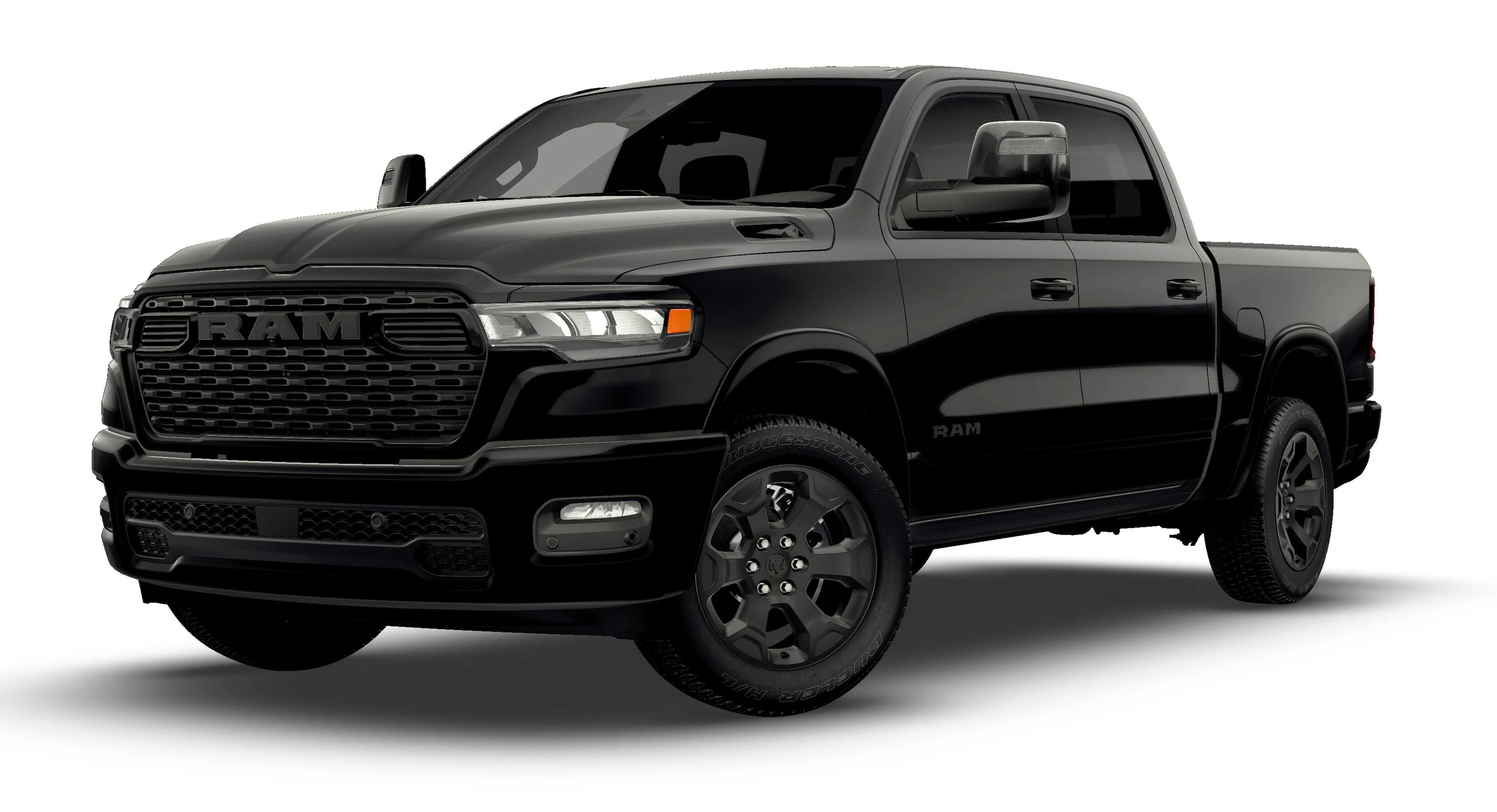 New 2026 Diamond Black Crystal Pearl-Coat Exterior Paint RAM Big Horn/Lone Star image 13