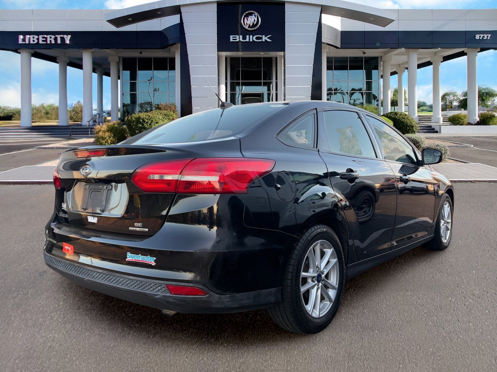 Used 2016 Black Ford SE image 2