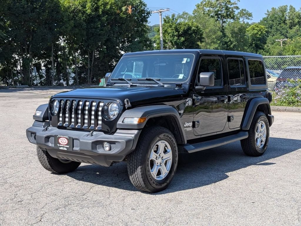 Certified Used 2020 Black Jeep Unlimited Sport S image 9