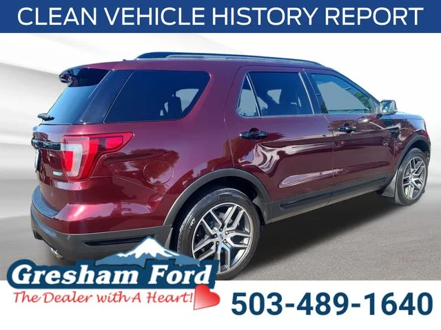 Used 2018 Burgundy Ford Sport image 6