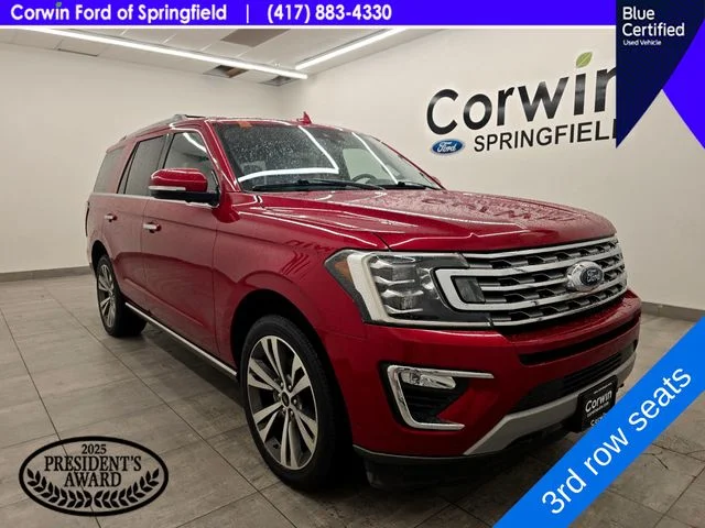 Certified Used 2021 Rapid Red Metallic Tinted Clearcoat Ford Limited image 8