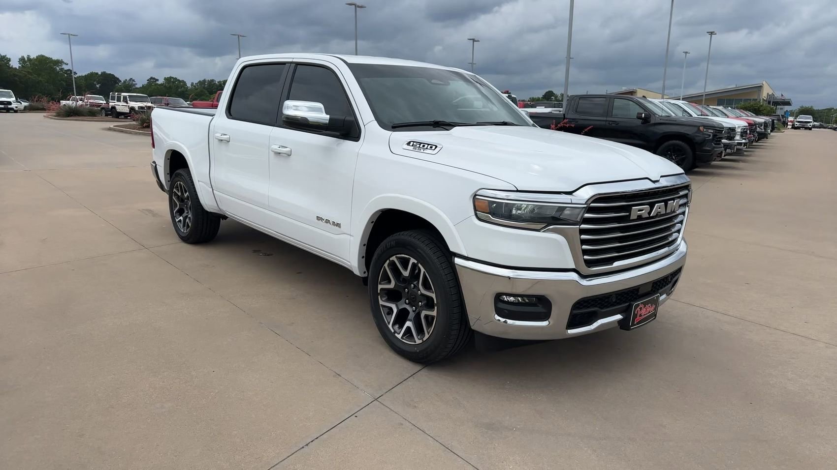 Used 2025 Bright White Clearcoat Ram Laramie image 3