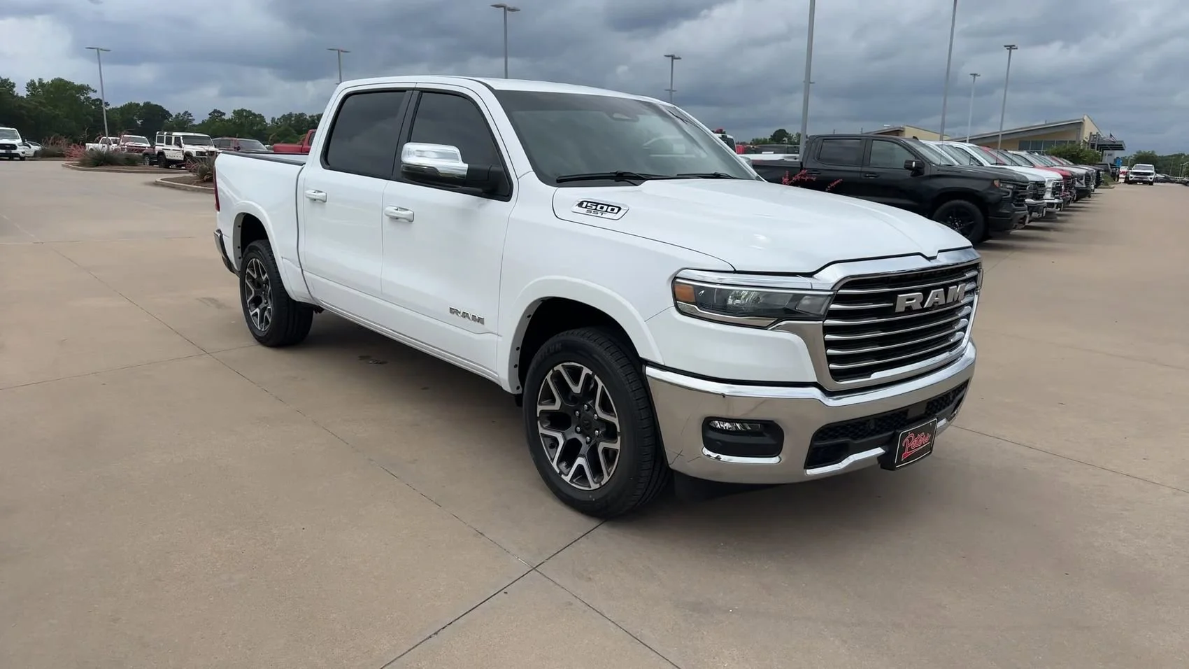 Used 2025 Bright White Clearcoat Ram Laramie image 3