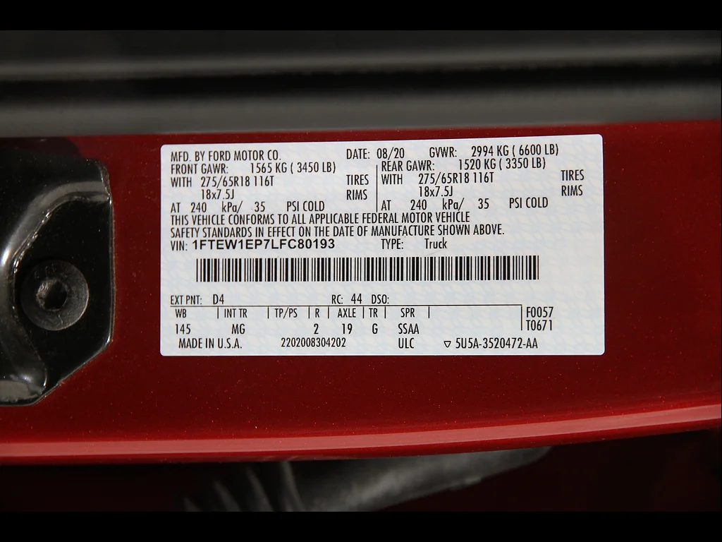 Used 2020 Rapid Red Metallic Tinted Clearcoat Ford XLT image 25